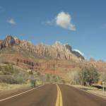 Sulla route 15 verso lo Zion Nationa Park